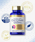 Carlyle Chitosan Supplement 1200Mg | 120 Quick Release Capsules | Non-Gmo, Gluten Free | Ultra Lipo