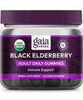 Gaia Herbs Organic Everyday Elderberry Gummies, 80 CT