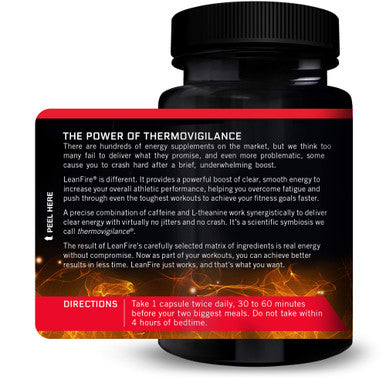 LeanFire, Pre Workout Energy Pills with Green Tea Extract and to Increase Energy, Build Lean Muscle, Improve Athletic Performance, and Enhance Focus, Force Factor, 30 Count (Pack of 2)