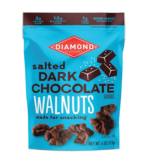 Diamond of California Himalayan Pink Salt Walnut Snack Nuts 4 oz.