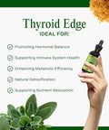 Go Nutrients Thyroid Edge - Thyroid Support For Women And Men - Comprehensive Natural Thyroid Supplement Rich In Iodine - Fast-Absorbing 2 Oz Liquid Drops For Improved Energy & Enhanced Wellness