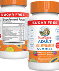MaryRuth's Multivitamin for Women and Men | Sugar Free | Adult Multimineral Gummy with Vitamin C | D and E | B Vitamins | Biotin | Zinc | Vegan | Non-GMO | Gluten Free | 60 Count