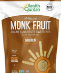 Health Garden Monk Fruit Sweetener Golden- Non Gmo - Gluten - Sugar Substitute - her - Keto Friendly (3 Lbs) (9505)