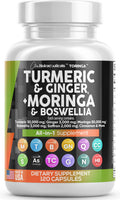 Turmeric Curcumin Ginger Moringa Boswellia Saffron Supplement