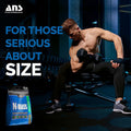 ANS Performance N-Mass Muscle Mass Gainer - Protein Powder - Muscle Mass Maximizer s 15lb, (Peanut Butter Fudge)