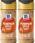McCormick Finishing Sugar, Pumpkin Spice, Limited Edition, Sweet Blend of Warm Pumpkin Spices, The Perfect Finish for Cookies, Muffins, Pancakes, Bread, and More, 3.66 oz (Pack of 2)