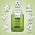 Apple Cider Vinegar - 180 Vegan Capsules not Tablets or Liquid - 1120mg Daily Dosage Ãƒâ€šÃ¢â‚¬â€œ Plus Added Turmeric, Cayenne and Ginger Ãƒâ€šÃ¢â‚¬â€œ Full 90 Day Supply Ãƒâ€šÃ¢â‚¬â€œ Made in The UK.
