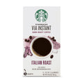 Starbucks VIA Instant Coffee, Dark Roast Coffee, Italian Roast, 100% Arabica, Single-Serve, 1 Box (50 Packets)