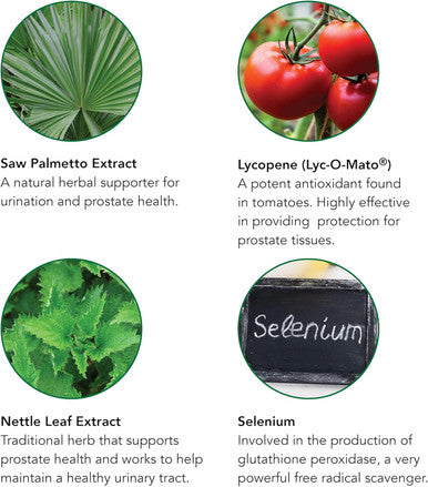 Botanic Choice Prostate 9 Complex - Prostate Supplements For Men With Saw Palmetto, Pygeum, & Lycopene - Advanced Prostate Health Supplement For Urinary Flow & Cellular Health - 30 Softgels