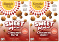 Simple Mills Cinnamon Burst Sweet Mmms Baked Sweet Snacks, Bite-Sized Gluten Free Cinnamon Snacks Sweetened with Coconut Sugar, Light and Airy Crispy Texture, 1 Pack, 4 oz