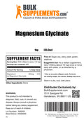 Bulk Supplements Potassium Chloride Powder 1KG & Magnesium Glycinate Powder 1KG Bundle