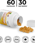 AzmaBiotech Synbiotic | Turmeric 500 mg + Probiotic 10 Billion | 60 Vegan Capsules