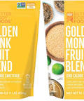 BetterBody Foods Organic Monk Fruit Sweetener Blend, Raw Cane Sugar Substitute, Zero Calorie, Keto Diet Friendly, Zero Net Carbs, Zero Glycemic, Baking, Extract, Sugar Replacement, 1lb, 16oz