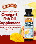 Barlean's Fish Omega Swirl Mango Peach 8 Oz