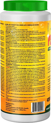 Psyllium Husk Powder, 420 g, Promotes Digestive Health, Good for Constipation (Laxative), Orange Flavoured by MINATURALS