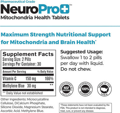 Be-Onguard Best 365 Labs NeuroPro+ Maximum Strength Mitochondria Health Tablets