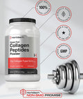 Collagen Peptides Powder 40 oz | Unflavored | Type 1 and 3 | Hydrolyzed Protein Collagen | Keto and Paleo Supplement | Grass Fed, Non-GMO, Gluten Free | by Horbaach