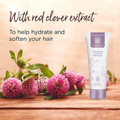Healthspan Caffeine Shampoo (200ml) | For during and after the menopause | With AnaGain to promote healthy hair growth | Vitamins B, C & E | Lavender & Mint
