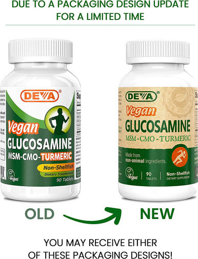 Deva Vegan Vitamins Vegan Glucosamine Msm-Cmo 90 tab ( Multi-Pack)4