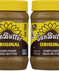 SunButter Creamy Sunflower Seed Butter 16 oz NutFree Spread with 7g PlantBased Protein Roasted Rich & Savory Flavor Smooth Texture Vegan Kosher & NonGMO
