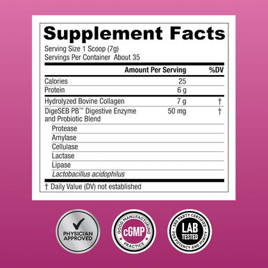 Physician'S Choice Collagen Peptides - Hydrolyzed Protein Powder for Hair Skin Joints - Grass Fed Non-GMO