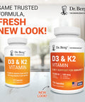 Dr. Bergs Vitamin D3 and K2 10,000 iu 120 Capsules