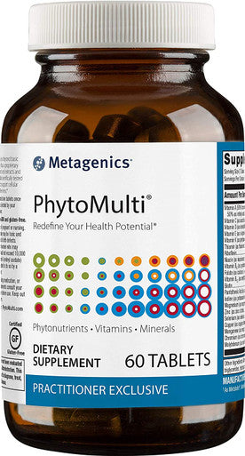 Metagenics PhytoMulti Without Iron and OmegaGenics EPA-DHA 720 Bundle Multivitamin Supplement Bundled with Omega-3 Fish Oil for Cardiovascular Musculoskeletal & Immune System Health 60 Count