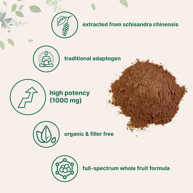 Micro Ingredients Organic Schisandra Extract Powder 8 Ounce Traditional Adaptogen and Filler Pure Schisandra Supplement Supports Liver Detox and Cognitive Health No GMOs