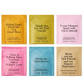 Thoughtfully Gourmet Best Mom Ever Tea Set Tea Sampler Includes 6 Flavors of Tea with Inspirational Quotes Great s for Mom Set of 90