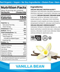 Orgain Organic Protein Greens Vegan Protein Powder Vanilla Bean 21g of Plant Based Protein Gluten NonGMO 1.94 Pound 1 Count Packaging May Vary