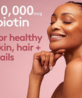 HEAL + CO. Biotin Complex | Biotin, Calcium, Silicon, Magnesium, Vitamin D2 | 10,000mcg Biotin | Supports Skin, Hair & Nail Health | 120 Capsules