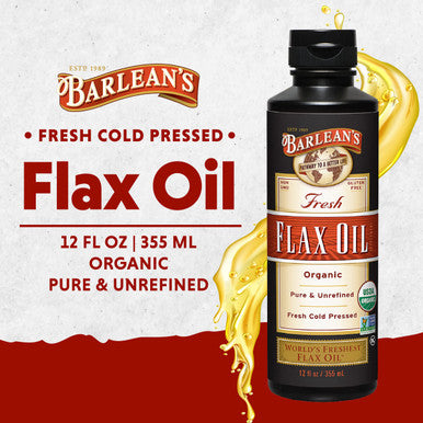 Barlean's Fresh Organic Flax Oil 12-Oz