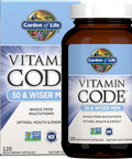 Garden of Life Vitamin Code Men's 50 & Wiser Multivitamin 120VC