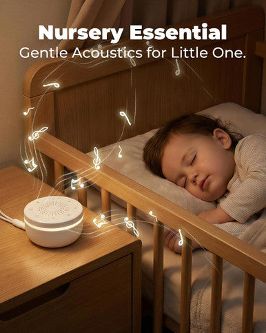 Hazen White Noise Sound Machine For Sleep Portable White Noise Sound Machine With 30 Soothing Sounds 3 Timers Night Light Memory Function For Baby Registry Adults Kids Travel Home Office