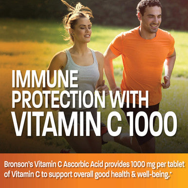 Vitamin C 1000 mg Premium Non-GMO Ascorbic - Maintains Healthy Immune System, Supports Antioxidant Protection - 250 Tablets