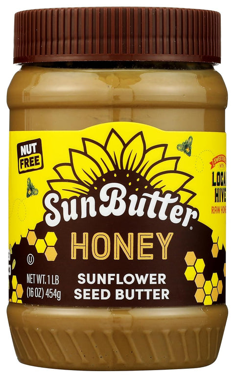 SunButter Original Sunflower Seed Butter 16 oz NutFree Spread with 7g PlantBased Protein Roasted Rich & Savory Flavor Smooth Texture Vegan Kosher & NonGMO
