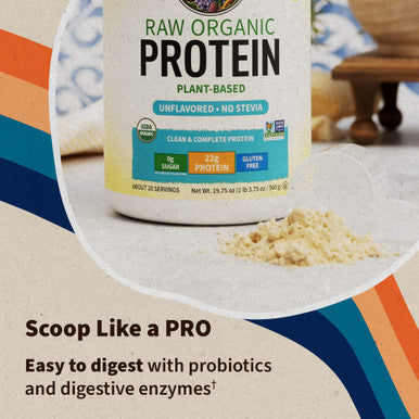 Garden of Life Organic Vegan Protein Powder, Plant Based and BCAAs Organic Protein Powder