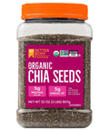 BetterBody Foods Organic Chia Seeds 2 lbs, 32 Oz, with Omega-3, Non-GMO, Gluten Free, Keto Diet Friendly, Vegan, Good Source of Fiber