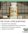 Double Wood Supplements Tudca Bile Salts Liver Support Supplement Servings Liver And Gallbladder 60 Capsules 500Mg