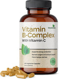 Futurebiotics Vitamin B Complex with Vitamin C Supports Energy Production, Nervous System & Immune Support - Non-GMO, 200 Vegetarian Capsules