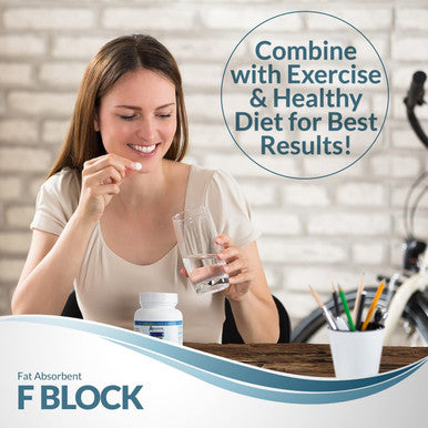 Absolute Nutrition FBlock Xtra Fat Absorber Diet Formula 90 Capsules