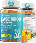 Envycure Sugar Free Magnesium Glycinate Gummies 400Mg With Ashwagandha B1 B3 Rhodiola Rosea & Saffron For Support Rest Mood & Calm Magnesium Gummies For Adults Chewable Magnesium Supplement Vegan 120Ct