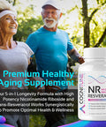 Cognitune Healthy Aging Supplement Bundle - Nicotinamide Ribsoside Complex and Resveratrol Gummies - 5-in-1 Anti Aging Formula Plus Resveratrol Gummies