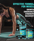 Creatine Monohydrate Gummies 5G For Men & Women - 120 Sugar Gummies With Magnesium Glycinate, L-Threonate, L-Taurine + Vitamin B12 For Muscle Support, Energy Boost, (Blueberry Flavor)