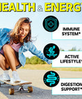 Dedicad 4-In-1 Nattokinase 2000 Fu, Turmeric, Bromelain, Serrapeptase - Body Balance, Circulation Health & Immune System - 120