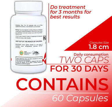 Hallusa Natural Diosmin Circulation - Support For Circulation And Veins - Diosmin - Diosmine- Diosmina - Circulation & Vein Support Supplement