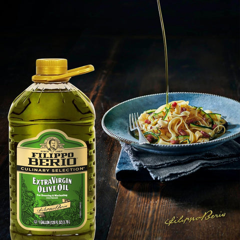 Filippo Berio Cold Pressed Extra Virgin Olive Oil, 1 Gallon ÃƒÆ’Ã‚Â¢ÃƒÂ¢Ã¢â‚¬Å¡Ã‚Â¬ÃƒÂ¢Ã¢â€šÂ¬Ã…â€œ For Dipping, Marinating, Finishing, Contains Polyphenols