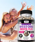 Kaya Naturals Myo and DChiro Inositol Plus Support for Women Vitamin B860 Capsules
