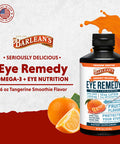 Barlean's Eye Remedy Supplement Tangerine Flavored Fish Oil Liquid with Lutein Astaxanthin and Zeaxanthin 1,000mg Omega 3 EPA DHA Eye Care Supplements 16 oz