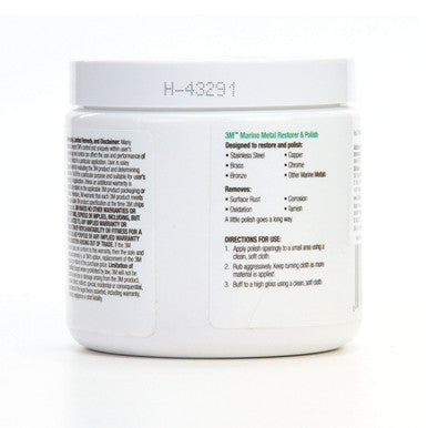 3M Metal Restorer And Polish 09019 18 Oz Paste
